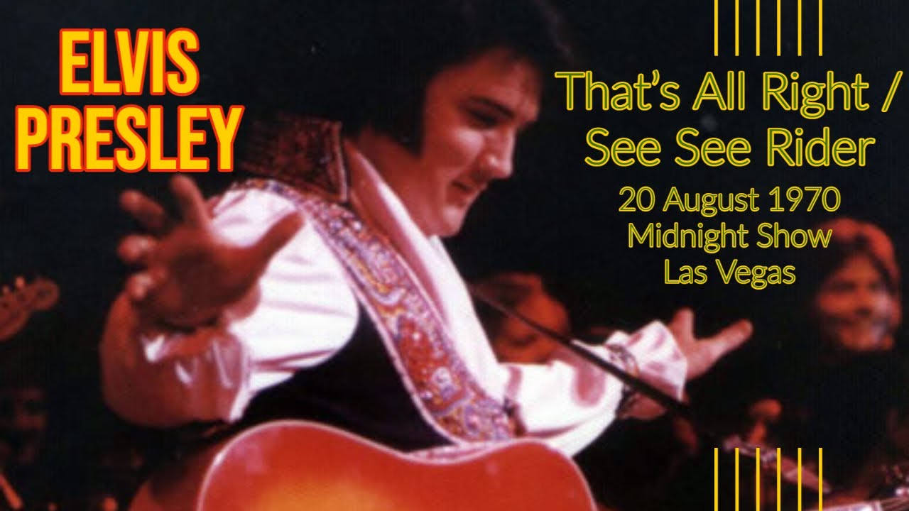 Elvis Presley - That's All Right/See See Rider - 20 August 1975, MS - Unusual Show Opening Medley - YouTube